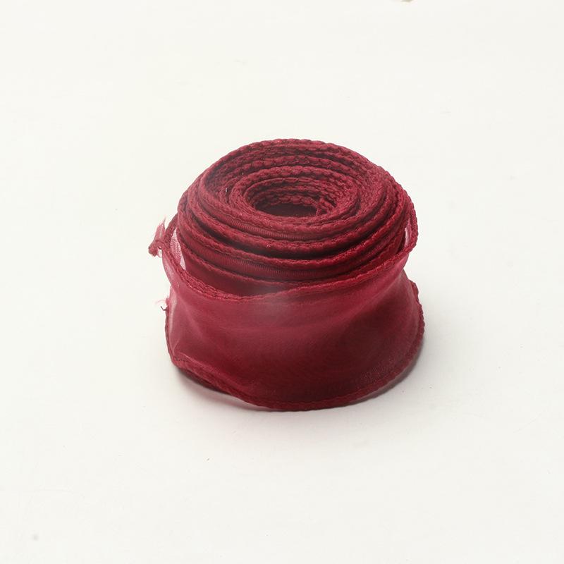 Coreless Iridescent Fishtail Satin Ribbon for Bouquet Packaging