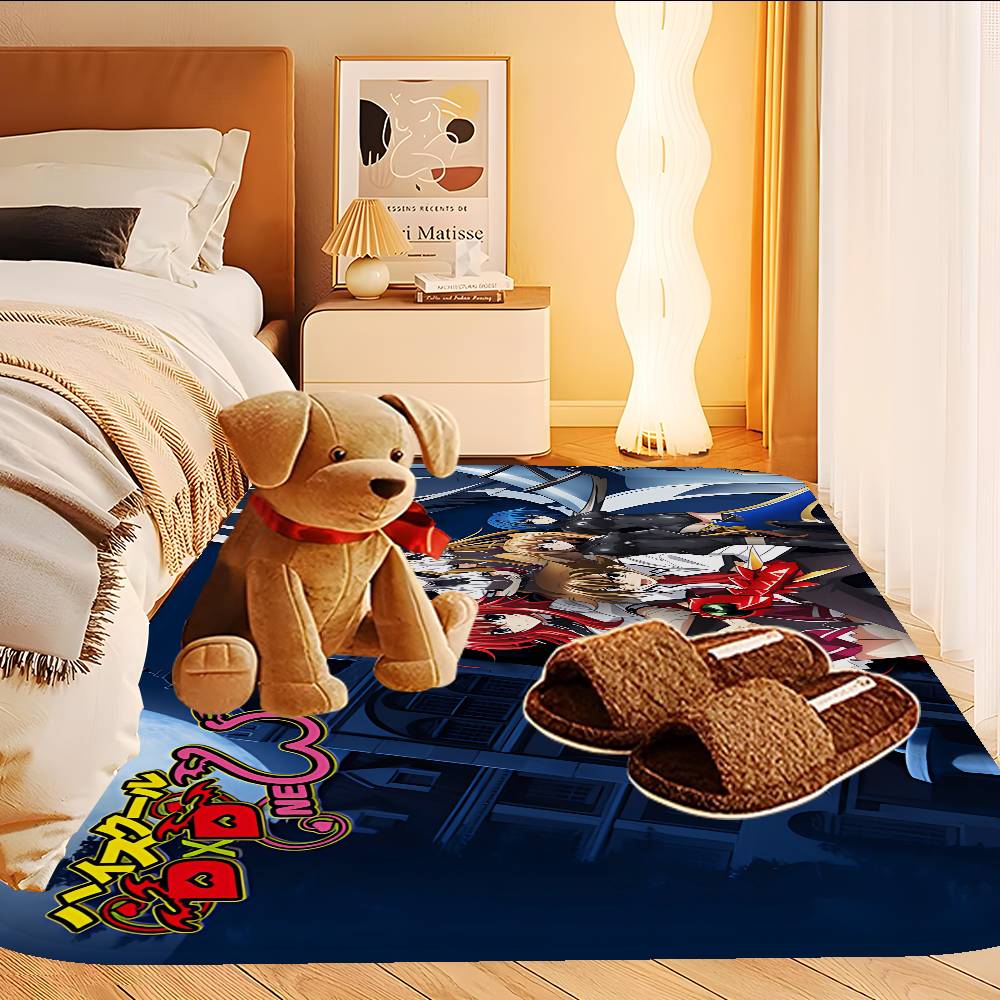 High School DxD Anime Floor Mat INS Style Soft Bedroom Floor House Laundry Room Mat Anti-skid Household Carpets