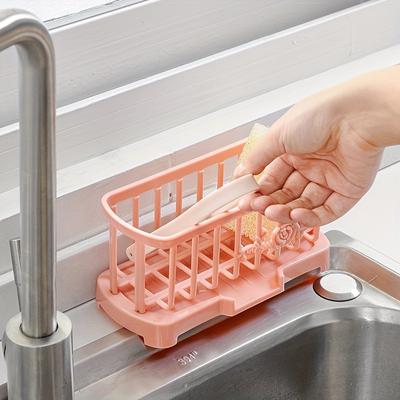 1 scaffale da cucina, scolapiatti per la casa, scaffale per lavello, scaffale per panno per pulizia in spugna, accessori da cucina