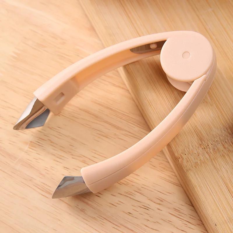 Pineapple Eye Corer Fruit Vegetable Knives Stem Remover Clip Strawberry Huller Peeler Stainless Steel Tweezers Kitchen Gadgets