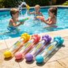 Water Sprayer Pull-out Type Cartoon Shape Kids Water Toy Reusable with Round Handle Sprayer Toy for Pool Games