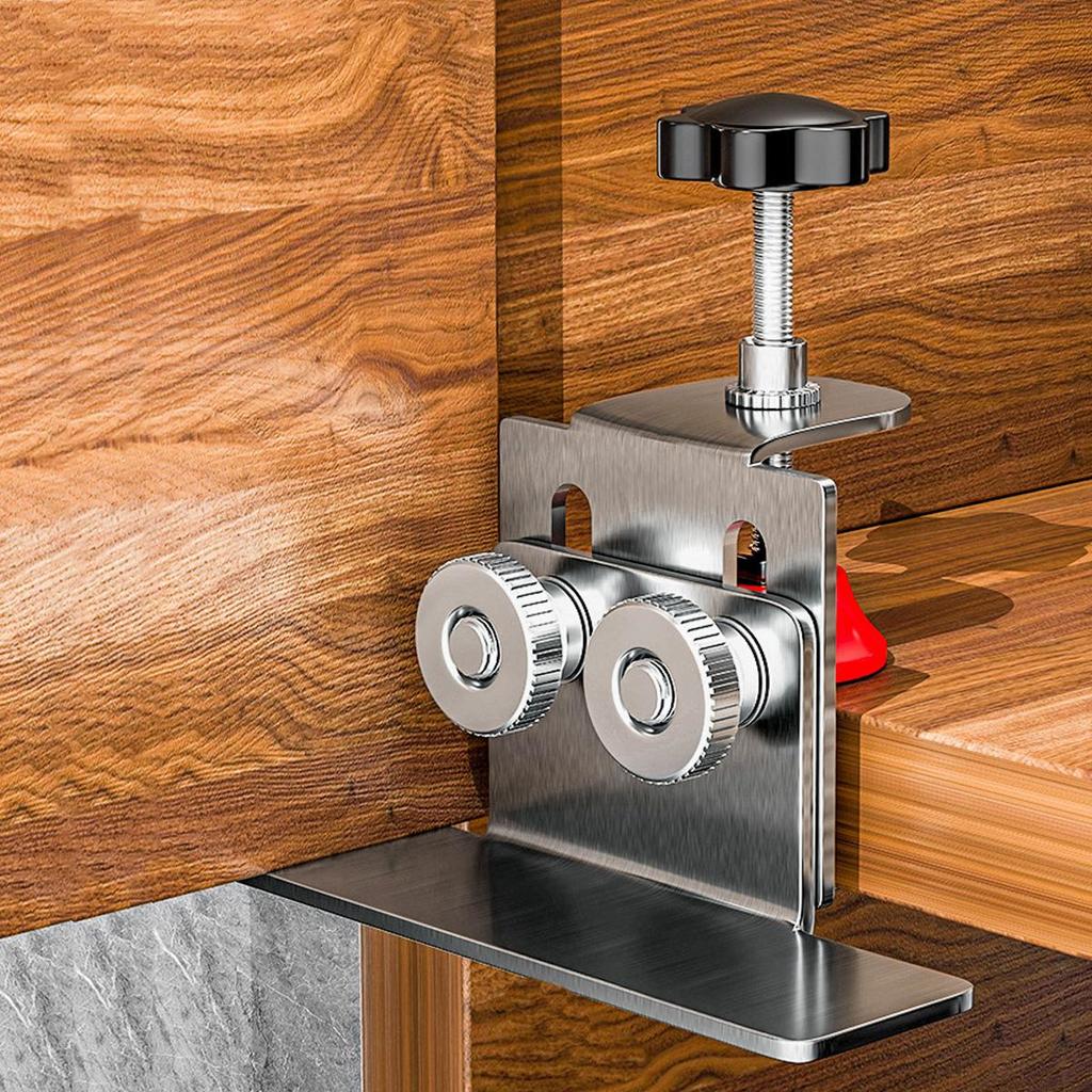 Cabinet Door Mounting Jig Cabinets Frame Clamp Household Hidden Door Stainless Steel Mounting Support Woodworking Tools