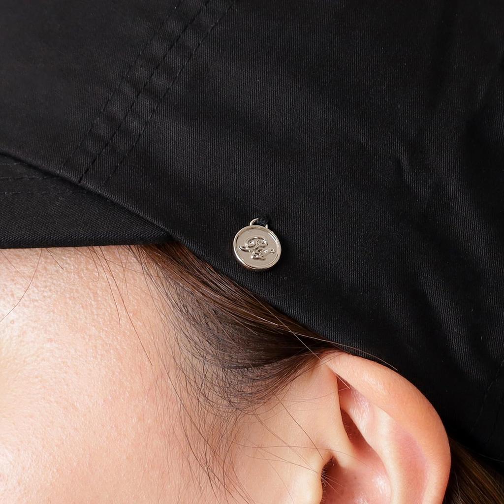 [Moonbat] PAUL & JOE ACCESSOIRES Lightweight Logo Cap Deep with Logo Charm Deep Cap Women's 71002 Black