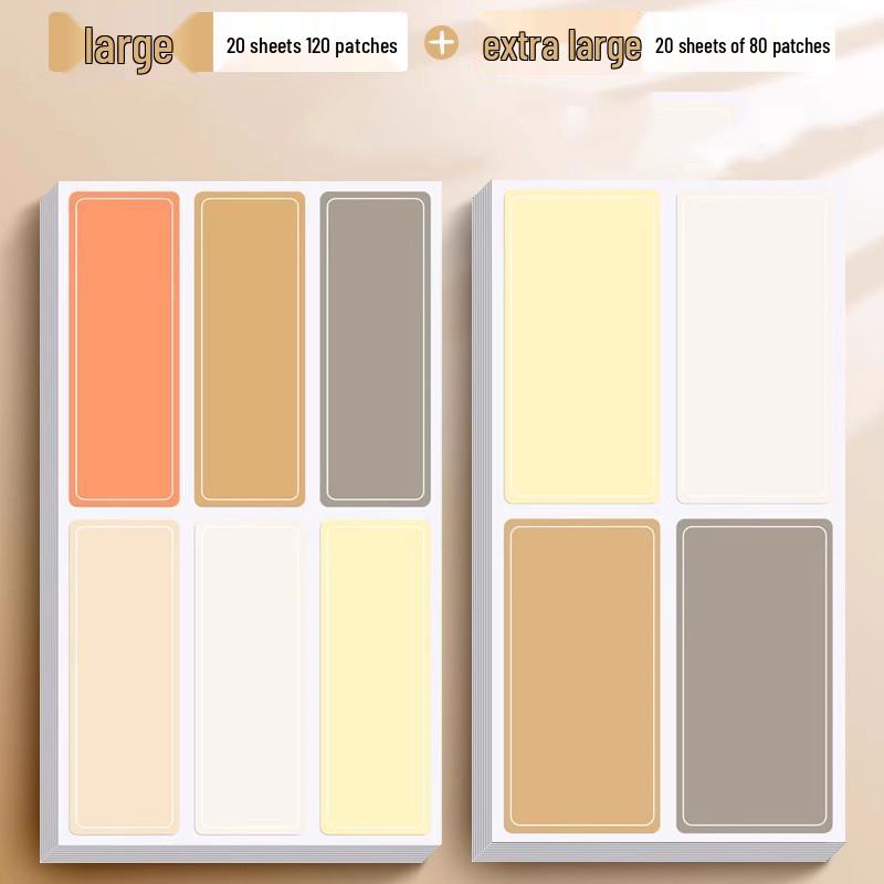 Waterproof Handwritten Name & Memo Stickers - Colorful, Easy-Dry, Self-Adhesive, Perfect for Labels & Food Date Marking.