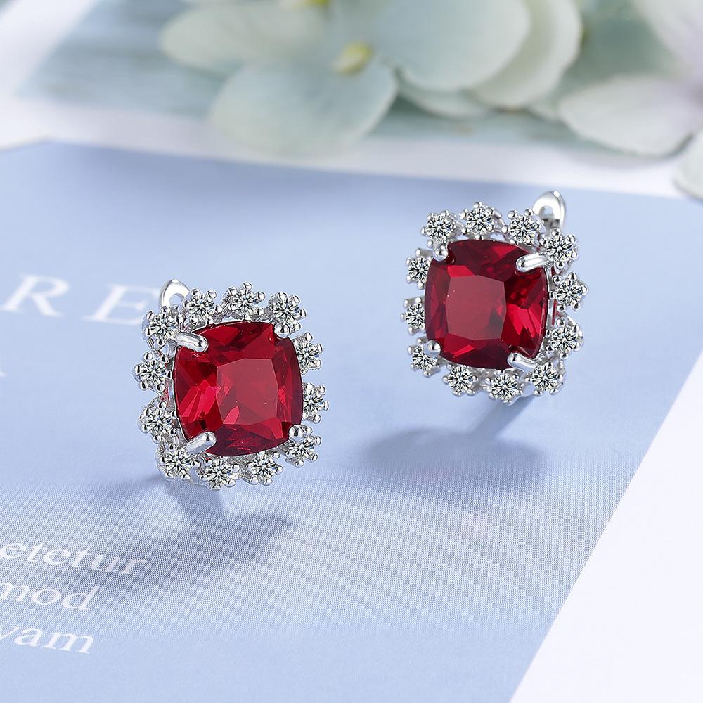 Lindon Fashion Copper Alloy Zircon Jewellery Drop Earrings For Women Wedding Party Gifts