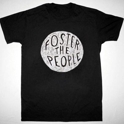 Foster The People Band T-shirt Svart Alla Storlekar Unisex Gåva Fans QQ1575