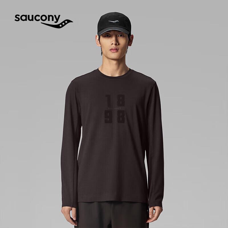 Saucony Men s Warm Knit Crew Neck Long Sleeve T-Shirt L