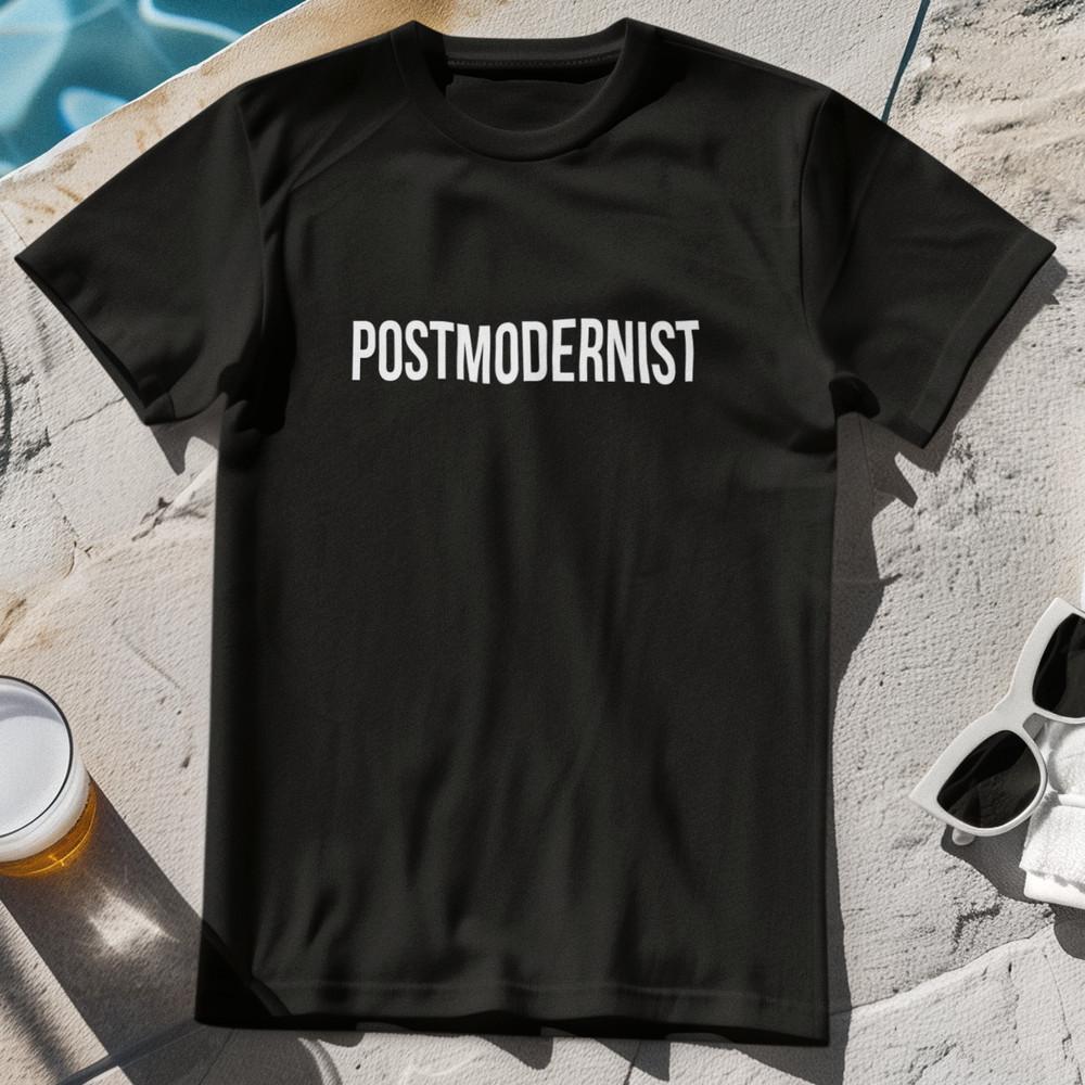 POSTMODERNIST T-SHIRT - existentialism philosophy fine art painting foucault Unisex T-Shirt XXXXL