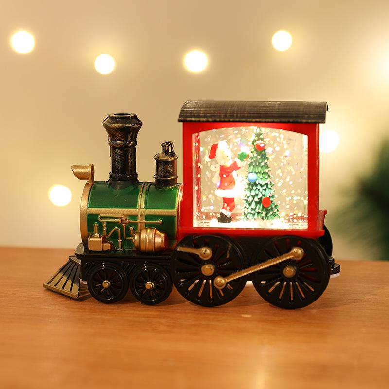 Christmas Party Gifts: Water-Filled Thomas Train Souvenirs