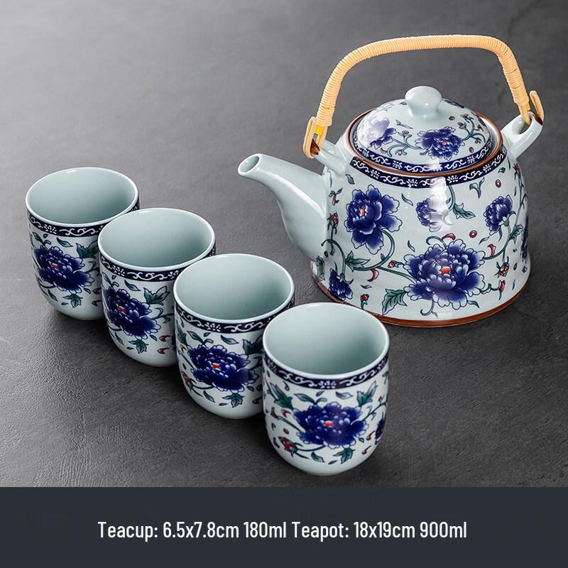 ZISIZ Large Ceramic Teapot