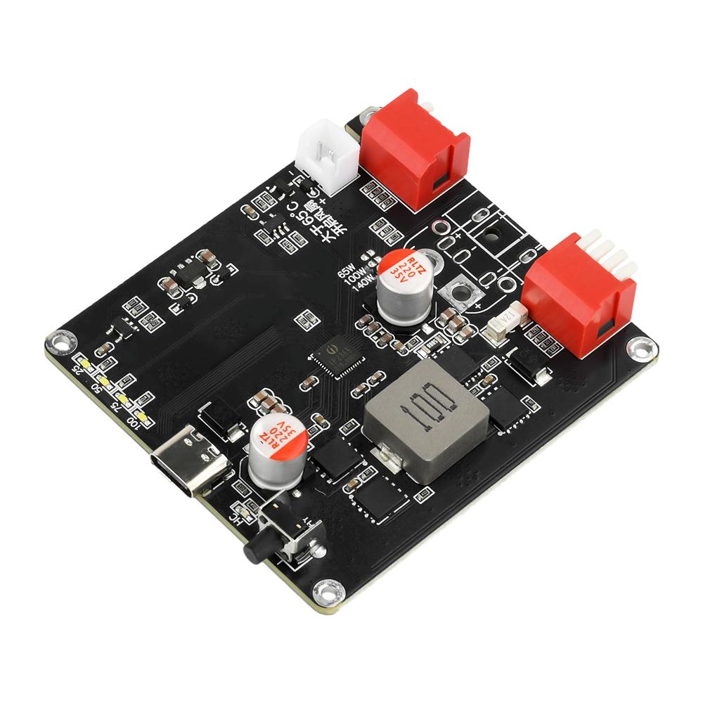 PD3.1 140W Zwei-Wege-Schnelllade-Modul 2-6S Lithium-Akku-Ladeplatine Spannungsaufwärtswandlung IP2366 mit automatischer Temperaturregelung