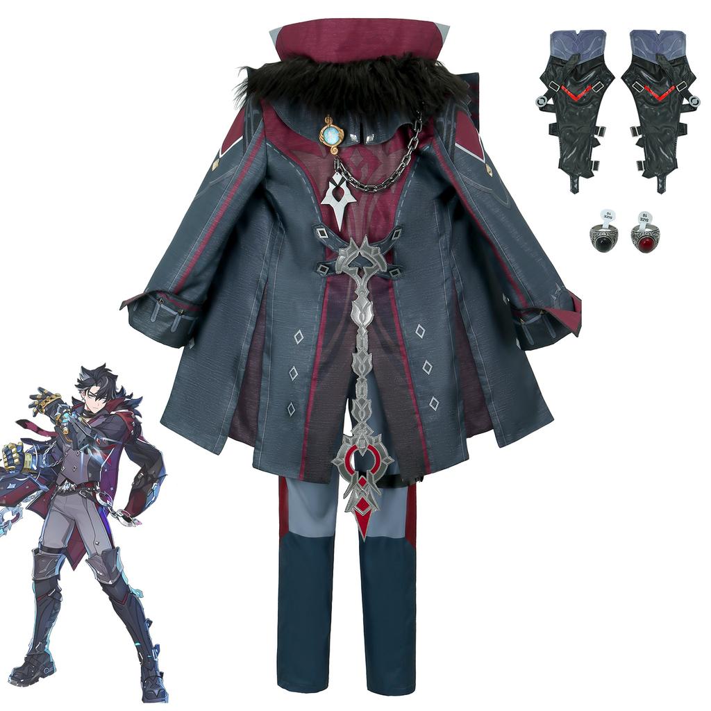 Yuan God cos Leos Leigh Fontaine Warden cosplay game anime suit