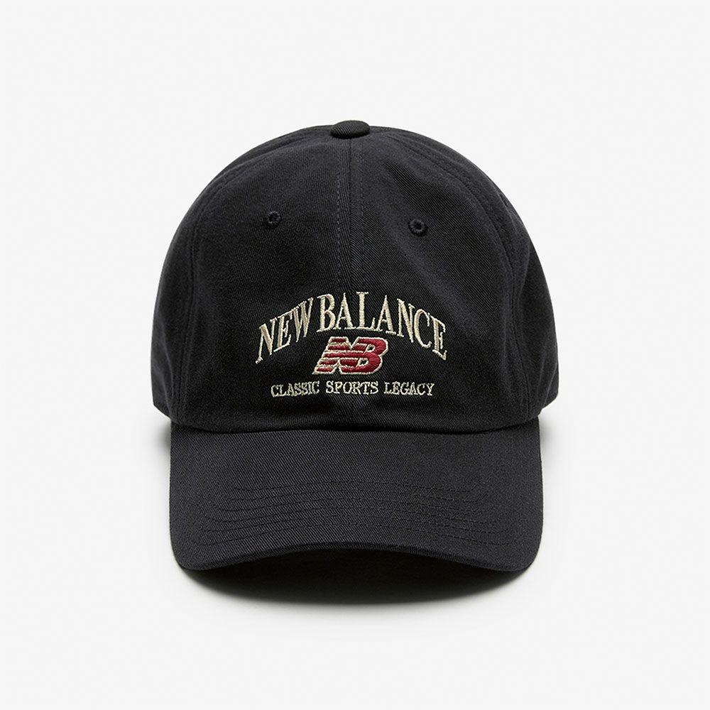 New Balance Nbgdfs1111 Heritage Arched Graphic Ball Cap  Black 