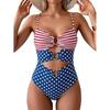 New swimsuit women's one-piece explosion sexy solid color bikini women's swimsuit