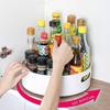 1pcs Display Kitchen Bathroom Party Rack 360 Rotating Storage Rack Multifunctional Non-slip Plastic Rotating Storage Tray