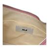 MLB New York Yankees Zipper Closure Half Moon Bag Women Shoulder Bag Pink 3ABQSD16N-50PKS
