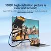 USB C 3.1 To VGA Adapter 1080P Type-C Male To VGA Male Video Converter Cable For HDTV Projector Laptop Monitor
