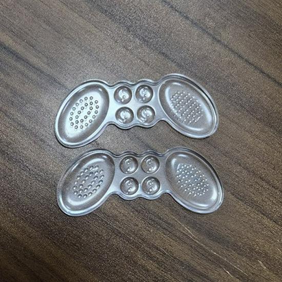 Women's Silicone Anti-Wear Heel Stickers: Thickened Half Insole to Adjust Shoe Size for Loose High Heels