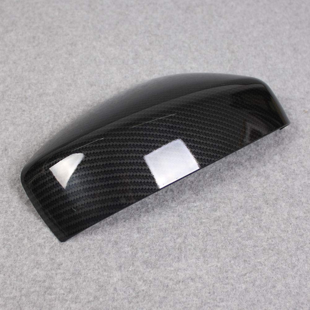 RUIQ Exterior Door Mirror Covers and Garnishes for the New Mazda KG Series Carbon Fiber CX-8 (Black Finish)