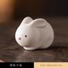 Cute Little Rabbit Animal Rabbit Tea Pet Ornament Ceramic Office Desktop Desk Tea Room Tea Table Home Decoration