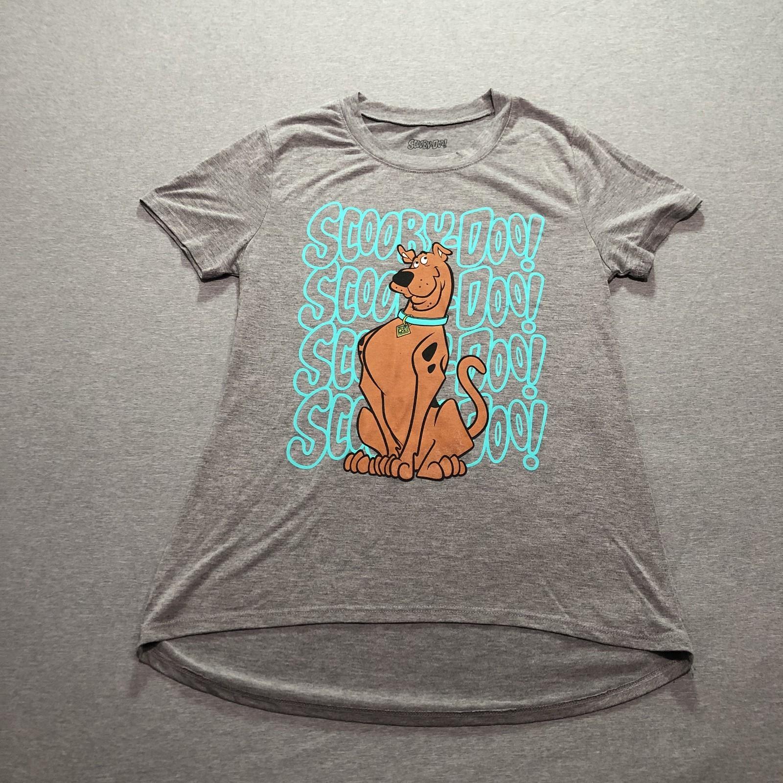 Scooby-Doo T Shirt Women s Small Graphic Print Scooby Lounge Gray Tee XXXL