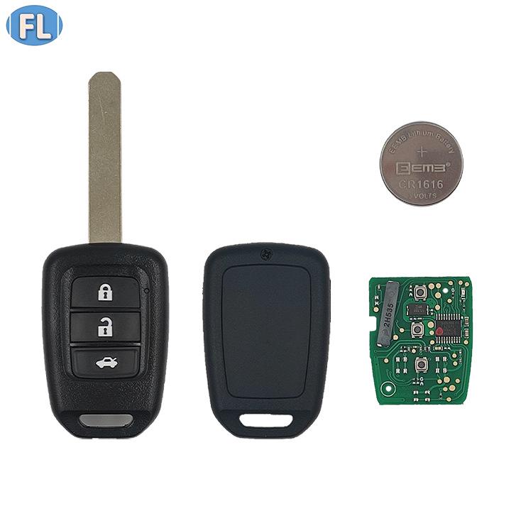 3-Tasten-Fernbedienung mit 433 47 Chip für Honda G Modelle mit geradem Schaft