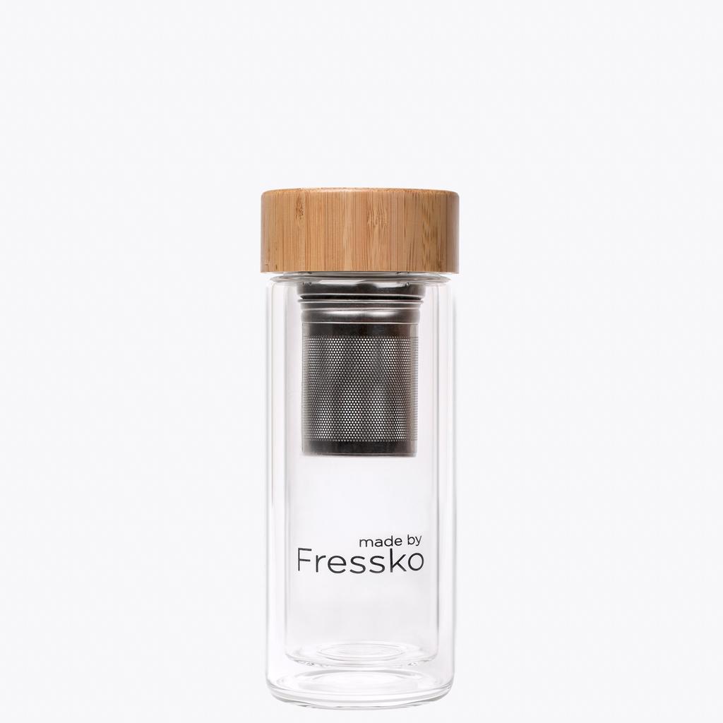 Made by Fressko Infuser Glass Flask Rise 300ml 10oz /