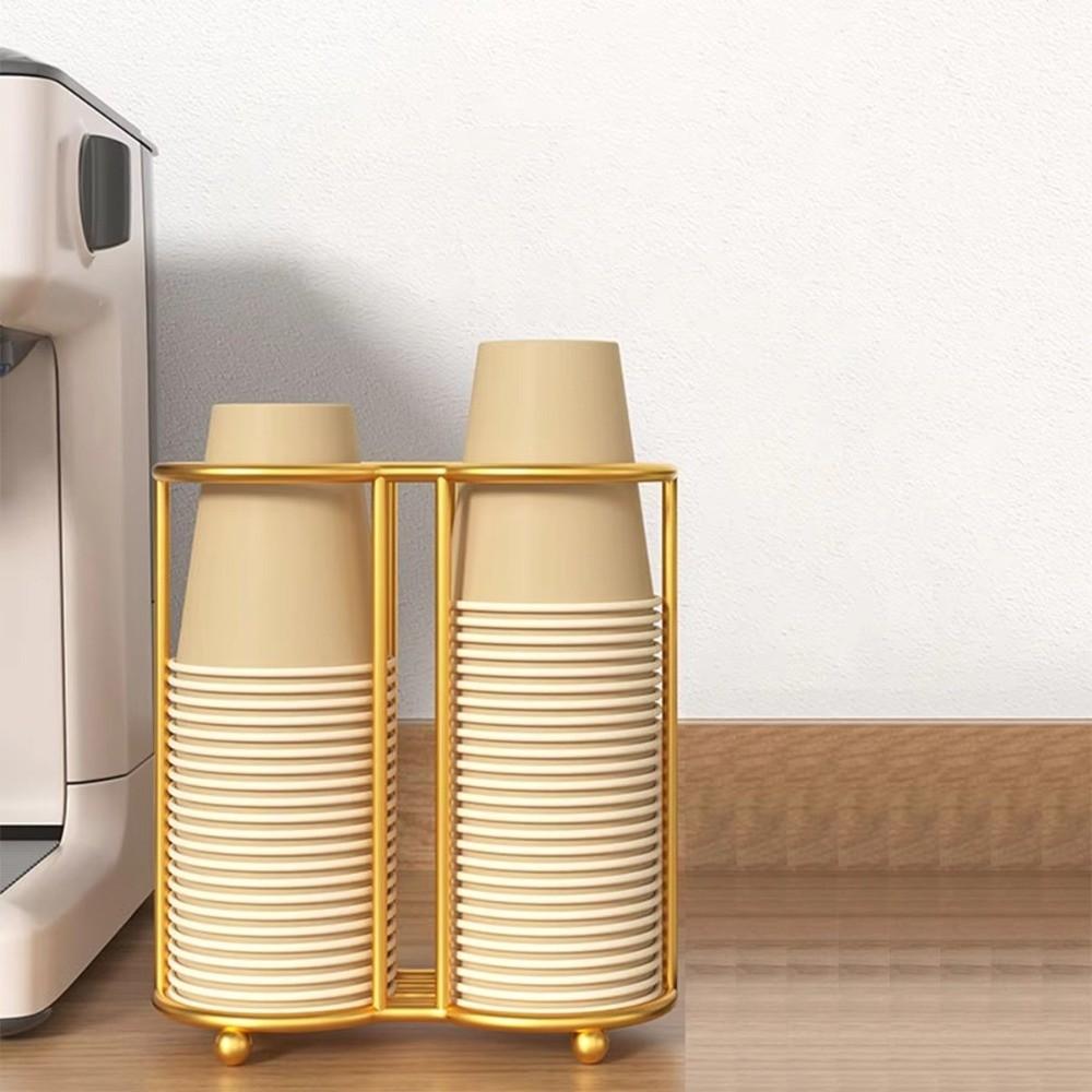 Stal Nierdzewna Uchwyt na Kubki Papierowe Odporny na Rdzę Organizer na Kubki Papierowe Stojak do Przechowywania Kubków Zastosowanie w Kuchni