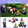 Unique Miniature Naughty Gnome Figurines For Delightful Garden Decorations And Gifts
