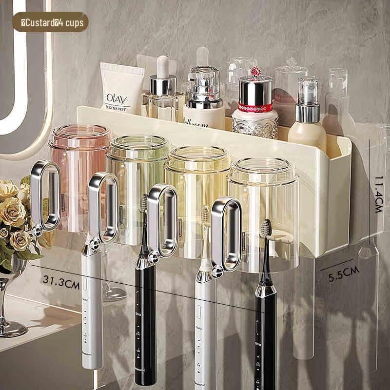 

Wall-Mounted Toothbrush Holder