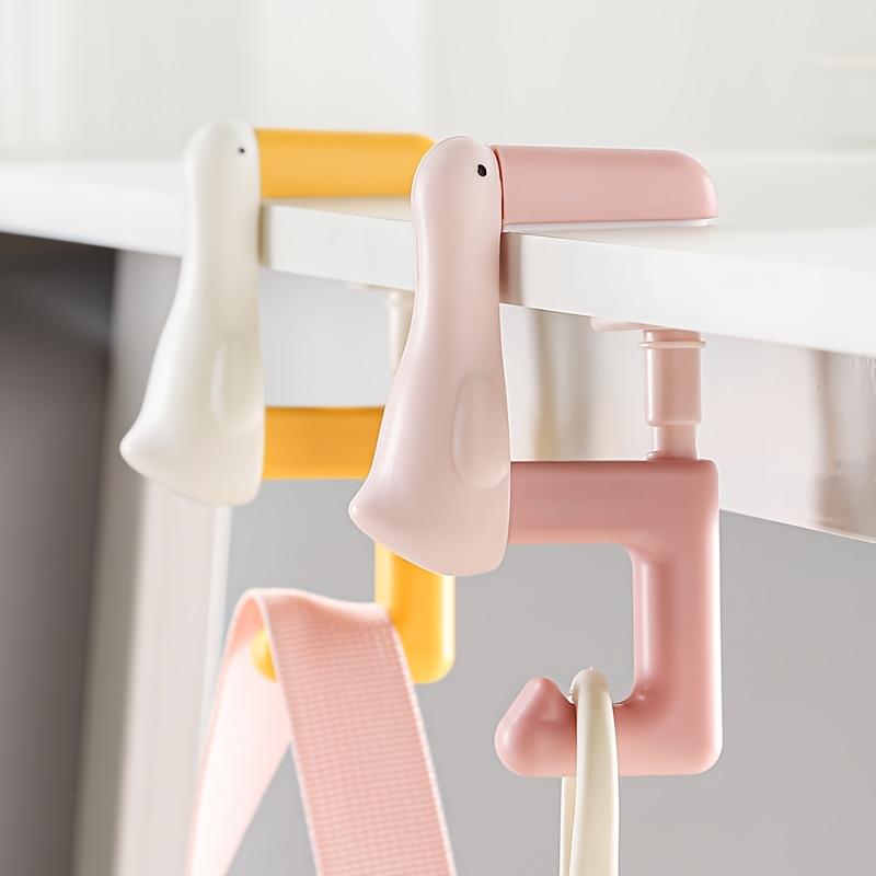 Backpack hook for elementary school students, a magic tool for hanging bags on the side of the study desk, adjustable hook for dormitory desks,