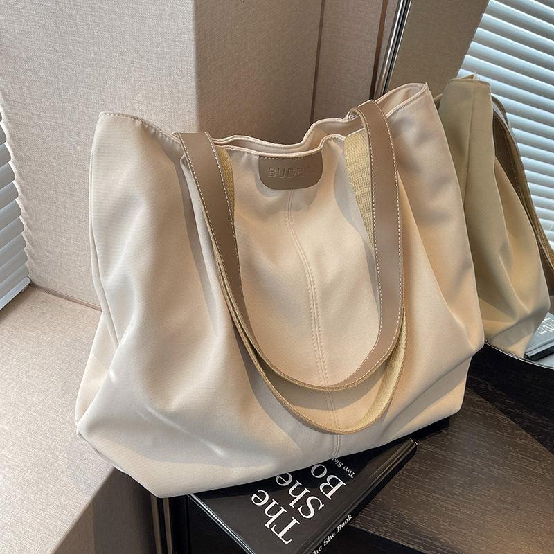 Women's Bag New 2025 Tote Bag Canvas Nylon Large Capacity Oxford Cloth Simple Business Commuter Shoulder Bag