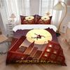 3pcs Spider-Man Moonlight 1 Cover+2 Pillowcases, Pillow Inserts Not Included, Machine Washable, All-Season Use, Teen and Adult Rooms099