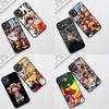 Cover for Apple iPhone 16 15 14 11 Pro Max 6 7 8 Plus + SE2 SE3 SE 2022 2020 8+ Phone Case Luffy One Pieces Roronoa Zoro Sanji