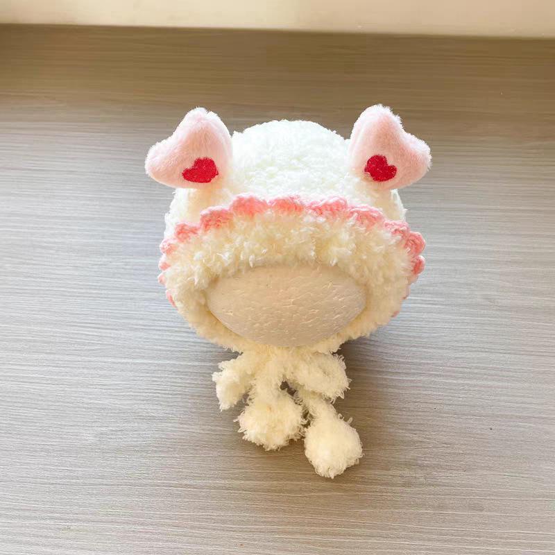 Adorable Children's Plush Knit Hat with Lace Ear Protection for Boys and Girls - Warm and Thick for Autumn and Winter