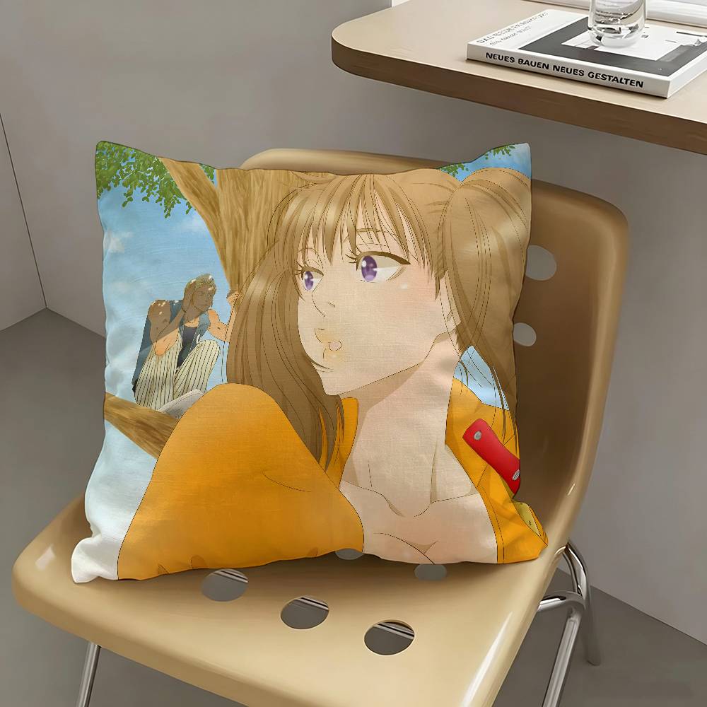 1pc Diane Anime Cartoon Characters Pillow Case Fashion Square Pillowcase Bedroom Sofa Room Ins Decoration Leisure