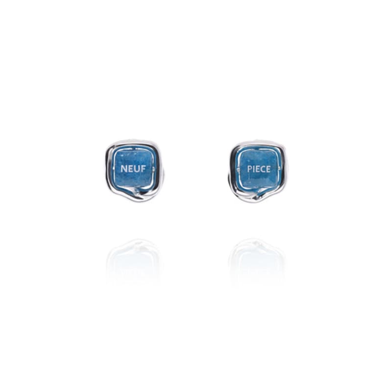 NEUF PIECE NEUF PIECE BLUE APATITE EARRINGS