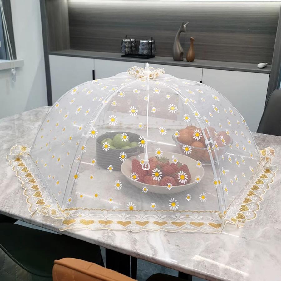 New Home Cover Vegetable Cover Net Multifunctional Foldable Table Cover Net Gauze Cover Vegetable Cover To Prevent Flies