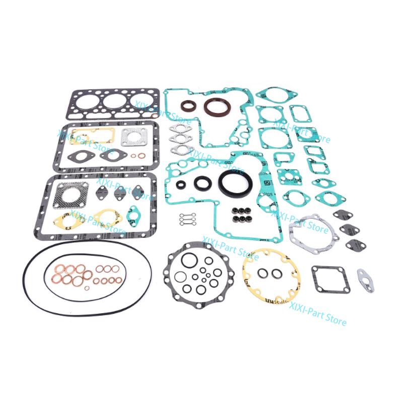 D750 Main Bearing & Connecting Rod Bearing Full Gasket Kit Set For Kubota Engine Piston Ring Head Gasket Overhaul Rebuild Kit