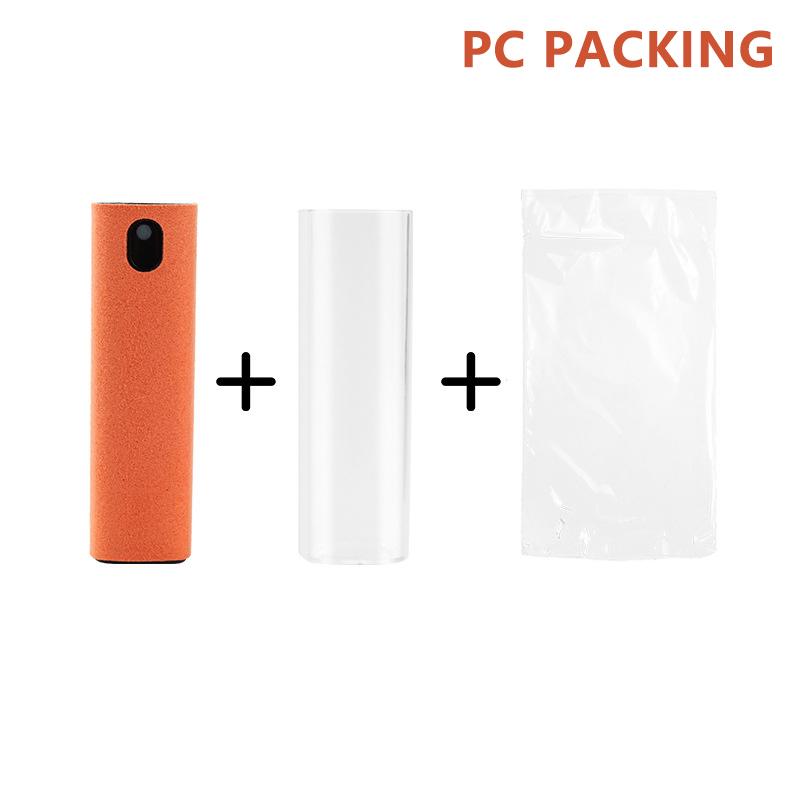 Nešiojamas 2 viename telefono ekrano valiklis purškiamas buteliukas Ekrano valymo įrankis Minkštas telefono kompiuterio valymo poliravimo skudurėlis Stiklo valymas