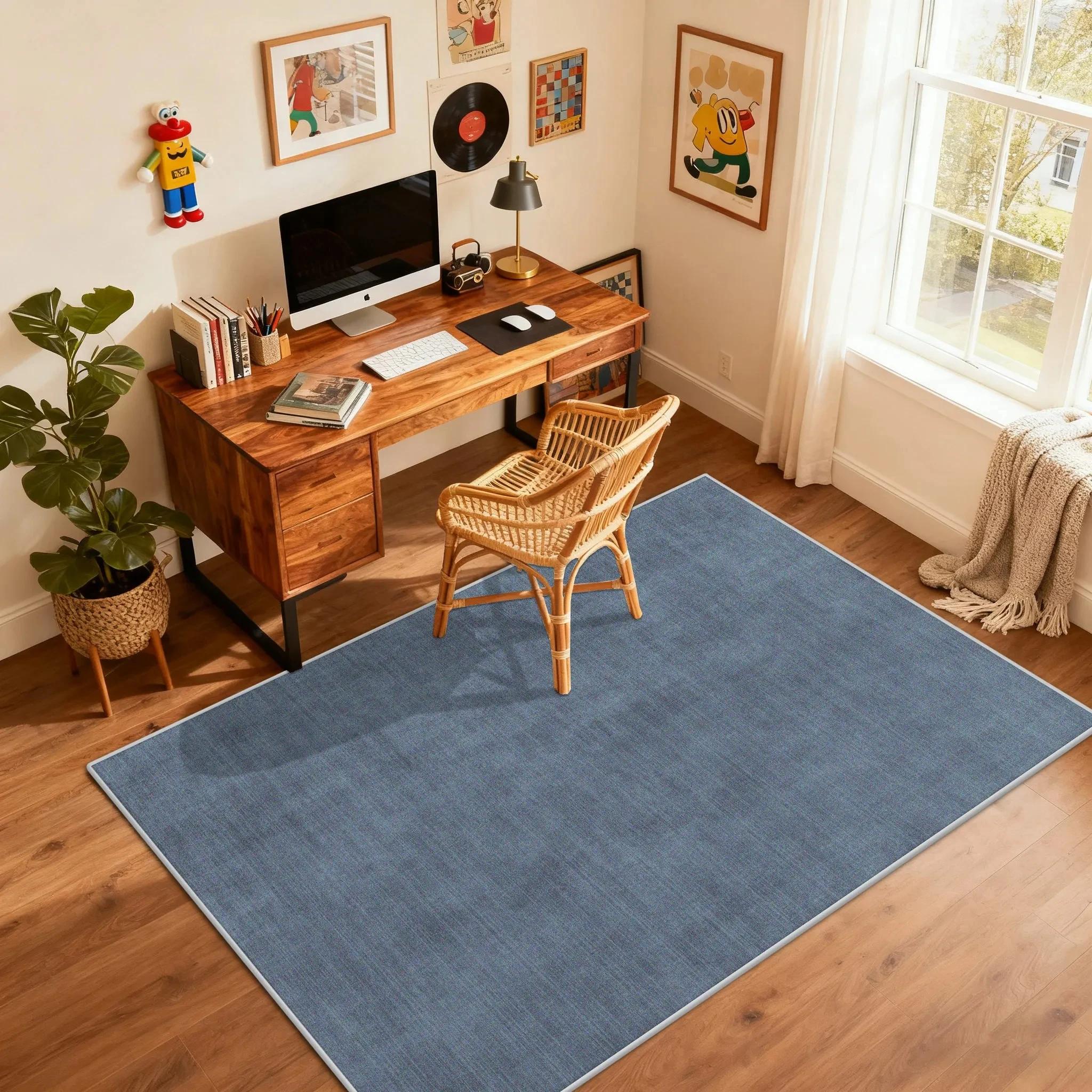 Neutraal Grijs Effen Tapijt Laagprofiel Antislip Wasbaar Tapijt voor Minimalistische Scandinavische Japandi Woondecoratie 80x120cm 31x47inch