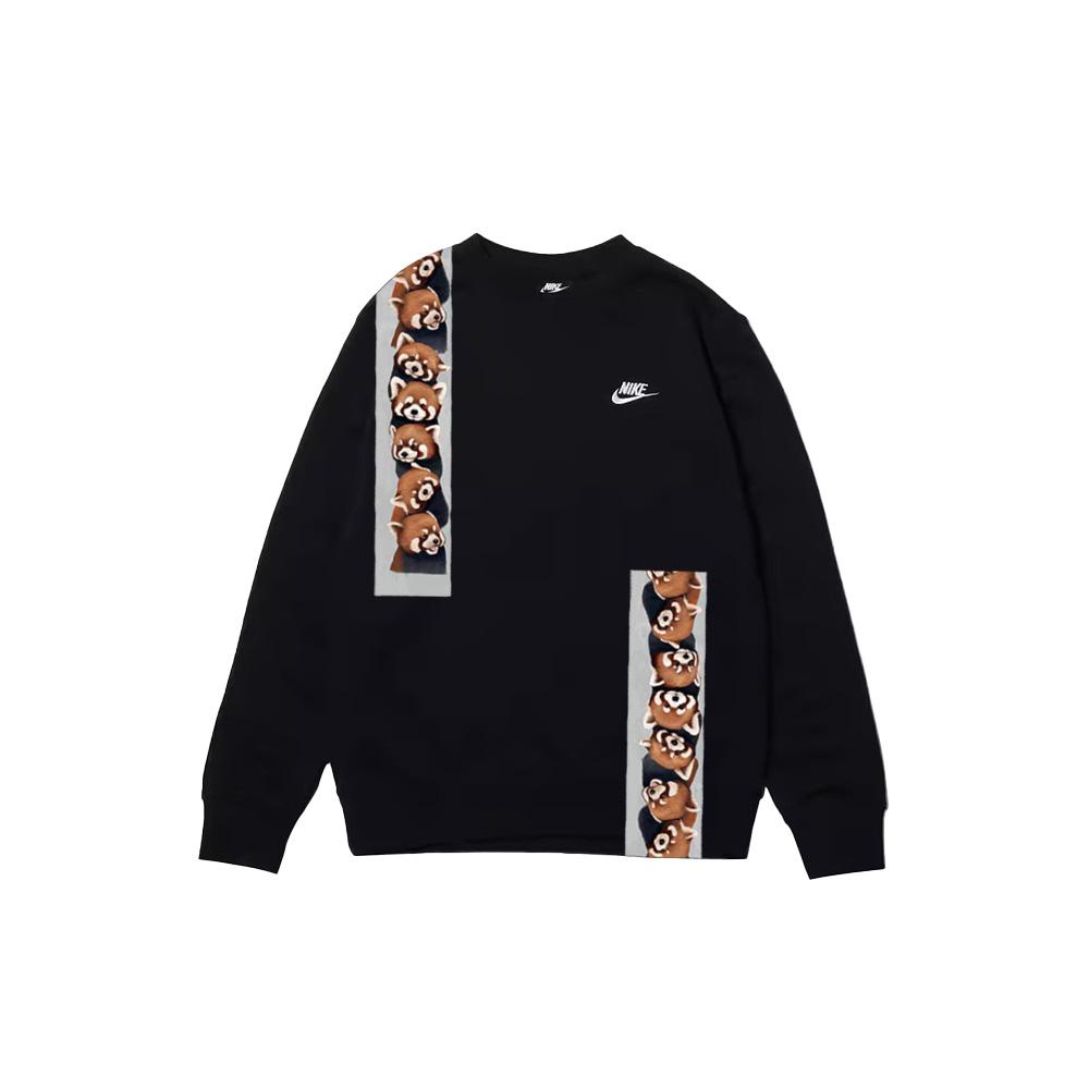 

Nike Спортивный дышащий с вышивкой в новом китайском стиле, универсальный с логотипом в виде букв, с круглым вырезом, унисекс, черный BV2667-010(TEAM702-A10) S