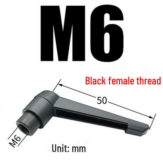 Adjustable Ratchet Handle L-Shaped Wrench with M5/M10/M16 Set Screw 7-Shaped Quick Lock Bolt