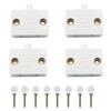 Automatic LED Switch for Closet Doors 6 Pack with Screws for Convenient Lighting Solutions In Cabinets and Pantries