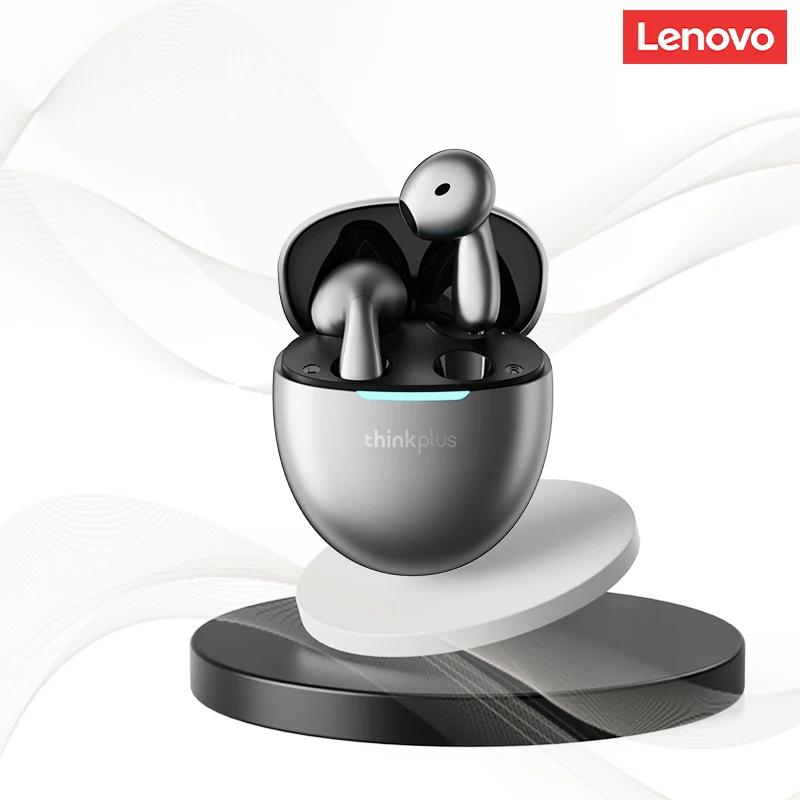 

Lenovo Earphones Wireless Bluetooth Business Headset Noise Reduction Sport Earbuds Low Latency Gaming Headphones Long Endurance LP48 серый