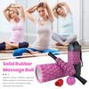 5-in-1 Foam Rollers Set Yoga Roller Massage Stick Massage Resistance Band Set Muscle Relief Tool for Runners Athletes Yoga Pilates