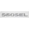 ABS-Kunststoff 300SEL 500SEL 560SEL 600SEL Kofferraum Heck Logo Plakette Emblem Aufkleber für Mercedes Benz S-Klasse W126 W140 W220 W221 W222 JO7