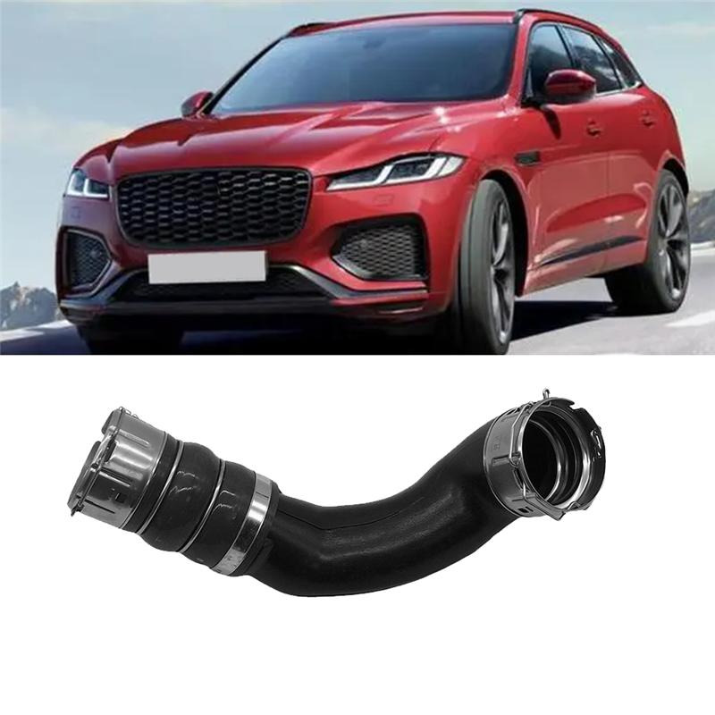 Durable-Turbocharger Pipe Intercooler Air Duct T2H9507 HX736F073A For Jaguar XE X760 XFL F-PACE X761 Intercooler Discharge Hose