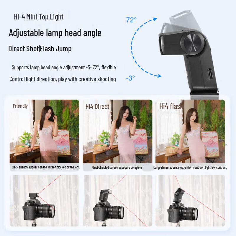 JINBEI Hi-4 Mini Portable Camera Flash Light