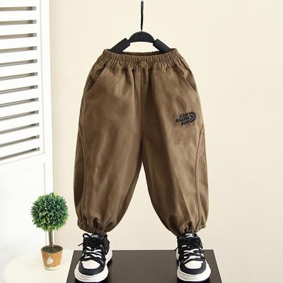 Boys' Pants, Casual Workwear Pants, Spring And Autumn Children'S Big Boys' Fashion Trend, Loose Pants, Trendy Ankle Pants